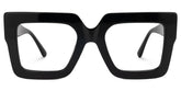 Brandon Square Black Frames and Prescription Glasses
