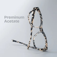 Square Tortoise Eyeglasses- Mae Acetate Frame Glasses