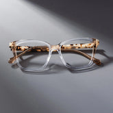 Lena Square Clear Frame Eyeglasses for Woman| ZEELOOL