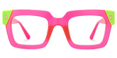 Trendy Pink Eyeglasses Frames For Women - Sarah Rectangle Glasses