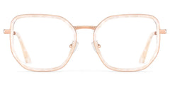 Levi Eyeglasses in Geometric Pearl White Frame | Zeelool