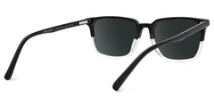 Barnhill Acetate Square Black-Clear Frame Sunglasses | Zeelool
