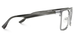Sharma Rectangle Gold Color Metal Eyeglasses for Men