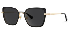 Square Black Eyeglasses- Max Metal Frame Glasses