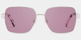 Sahara purple Frame Polarized Sunglasses with square Style Online | ZEELOOL