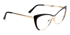Cateye Black Glasses | Zeelool Eyeglasses