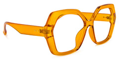 Piper Geometric Earthy-Yellow Glasses | Zeelool Glasses