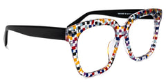 Xion Square Colorful-Point Eyeglasses | Zeelool Optical