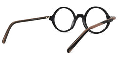 Otto Round Black Glasses Eyeglasses and Acetate Frames