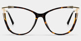 Yomary Cateye Tortoise Thin Frame Glasses | Zeelool