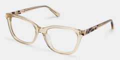 Cassia Art Beige Rectangle Glasses Frames for Women | ZEELOOL