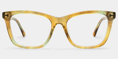 Tyler Floral Prescription Tortoise Square Glasses | ZEELOOL