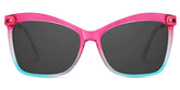 Pink-Blue Color Eyeglasses for Isaebella Frame Glasses | Zeelool