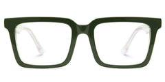 Green Square Frame Glasses - Hattie on Sale | Zeelool