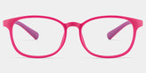 Kids Rectangle PinkAmaker Frame Glasses | Zeelool