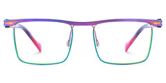 Vintage Metal Glasses With Browline Shape
