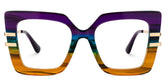 Designer Poutine Glasses in Mixed-Materials Full-frame