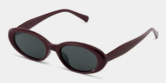 Zion purple Frame Polarized Sunglasses with oval Style Online | ZEELOOL