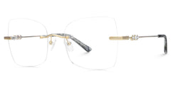Tierney Designer Butterfly Metal Rimmed Spectacles | Zeelool