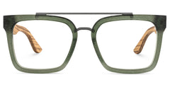 Men's Aviator Eyeglasses Frames With Green Color