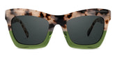 Benitez Square Two-Tone Frame & Prescription Sunglasses