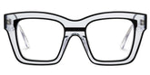 Legette Designer Eyeglasses in Square Black Frame