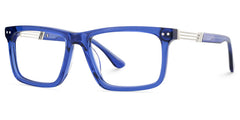 Emerson Eyeglasses in Rectangle Blue Frame | Zeelool