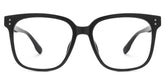 Oglesby Square Blue Light Blocking Glasses Black Frame | Zeelool