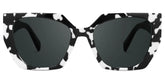 Geometric Sileidy Purple-Pink Sunglasses deals -Zeelool Glasses