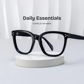 Scarlett Black Frame Glasses with Square Frame Online | ZEELOOL