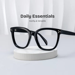 Scarlett Black Frame Glasses with Square Frame Online | ZEELOOL