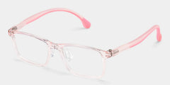 Sunny Rectangle Pink Frame Eyeglasses for Tween