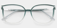 Rodz Sage Green Frame Glasses with Square Design