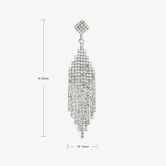 Fashion Eyeglasses Silver Earrings Accessories on Zeelool
