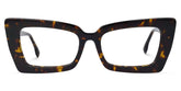 Newell Rectangle Tortoise Frames Glasses | ZEELOOL