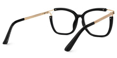 Spring hinges Sidibe Eyeglasses, Sidibe Black Glasses -Zeelool