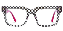 Thomason Men's Rectangular Frames With Black And Clear
