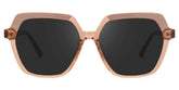 Norah Geometric Beige Sunglasses | Zeelool Glasses