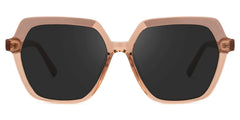 Norah Geometric Beige Sunglasses | Zeelool Glasses