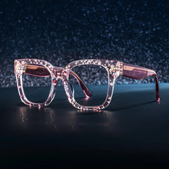 Designer Scicluna Glasses in Full-frame With Gillter Star