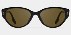 Livia black Frame Polarized Sunglasses with cat-eye Style Online | ZEELOOL