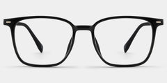 Charles Oversized Black Square Glasses Frames for Women and Men | ZEELOOL