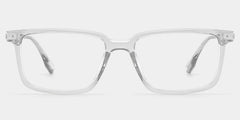 Cyrus Grey Rectangle Glasses for Men | ZEELOOL