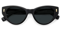 Azura Black Cat eye Polarized Sunglasses Online | Zeelool