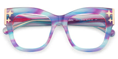 Designer Minfia Eyeglasses Blue Purple Frames Glasses