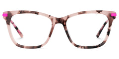 Eliot Rectangle Eyewear with Tortoise