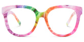 Multicolor Square Frame Glasses - Harrell on Sale | Zeelool