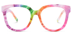 Multicolor Square Frame Glasses - Harrell on Sale | Zeelool