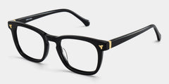 Heather Black Frame Glasses with Square Frame Online | ZEELOOL