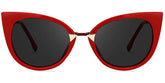 Jacqueline Cat Eye Red Sunglasses | Zeelool Glasses